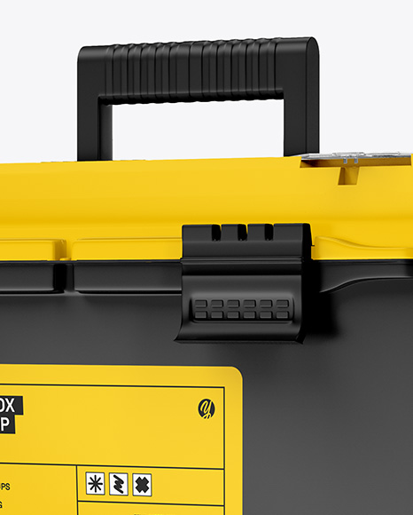 Plastic Tool Box Mockup