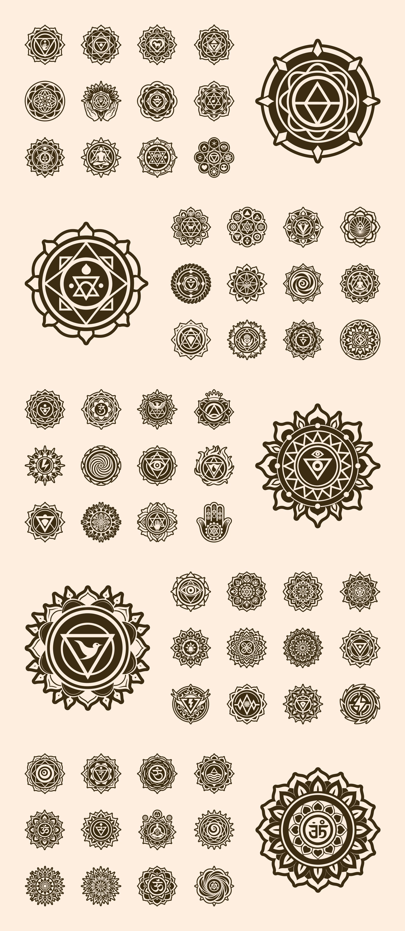 Chakra Symbols Collection
