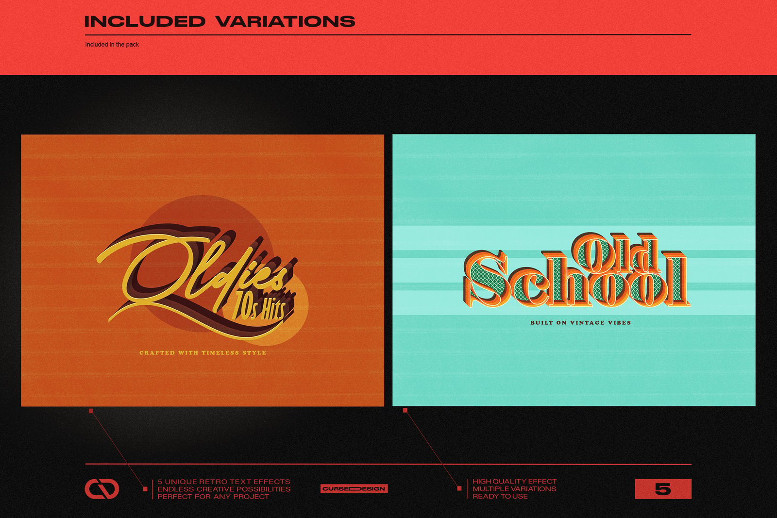 Retro Vintage Text Effects Vol.2