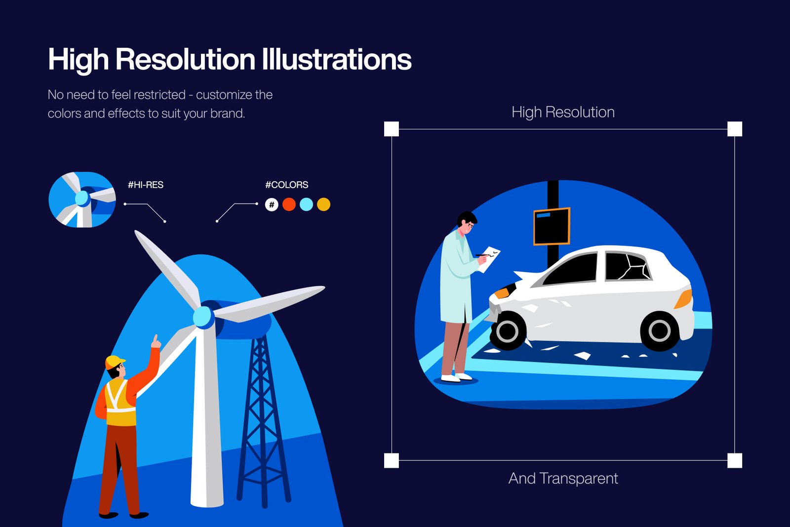 Engineering Illustration Art Set