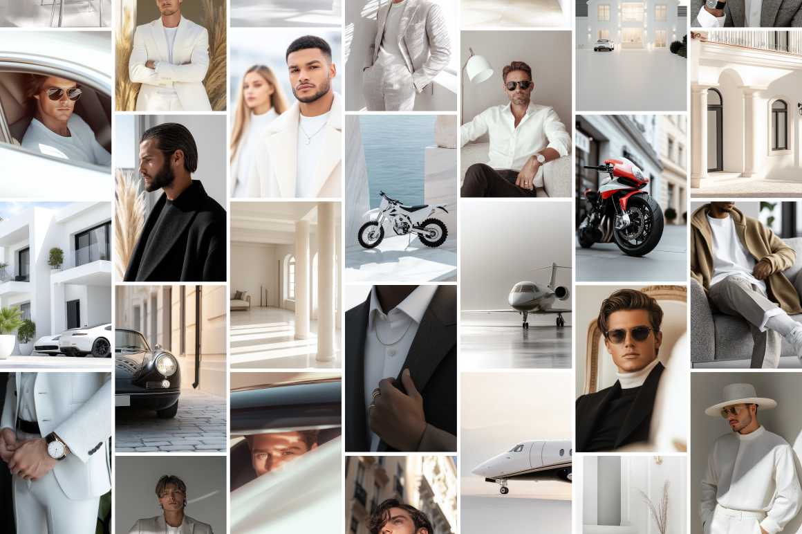 Luxury Man - 188 Images Bundle