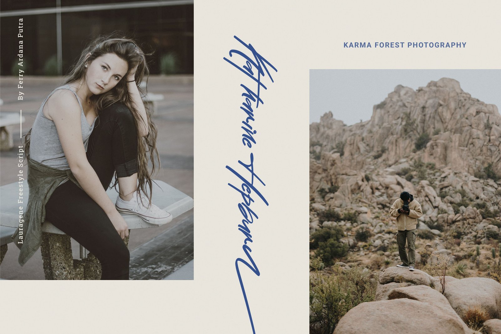 Lauragene | Freestyle Handwritten Script Font