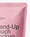 Kraft Stand-up Pouch Mockup