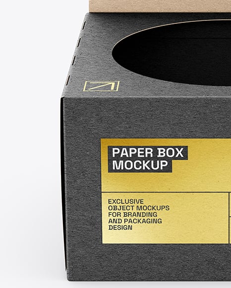 Kraft Paper Box Mockup
