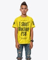 Boy Wearing T-shirt and Ripped Jeans Mockup