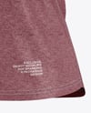 Heather T-Shirt Mockup - Half Side View