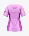 Women's Medical Shirt Mockup - Back View