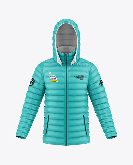 Glossy Down Jacket Mockup