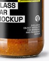 Glass Jar with Meat Ragu Mockup