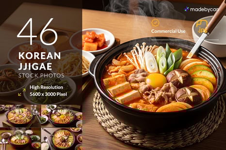 46 Korean Jjigae Stock Photos for Authentic Food and Menu Design - Stock Photos