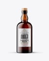 Amber Bottle Mockup