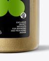 Plastic Jar with Ground Cardamom Mockup