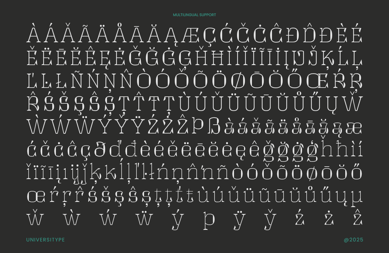 UT Tangor – A Distinctive Decorative Serif