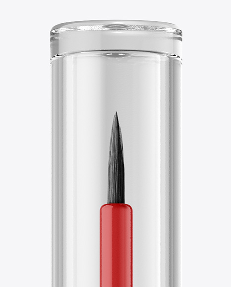 Glossy Hairoil Applicator Tube Mockup