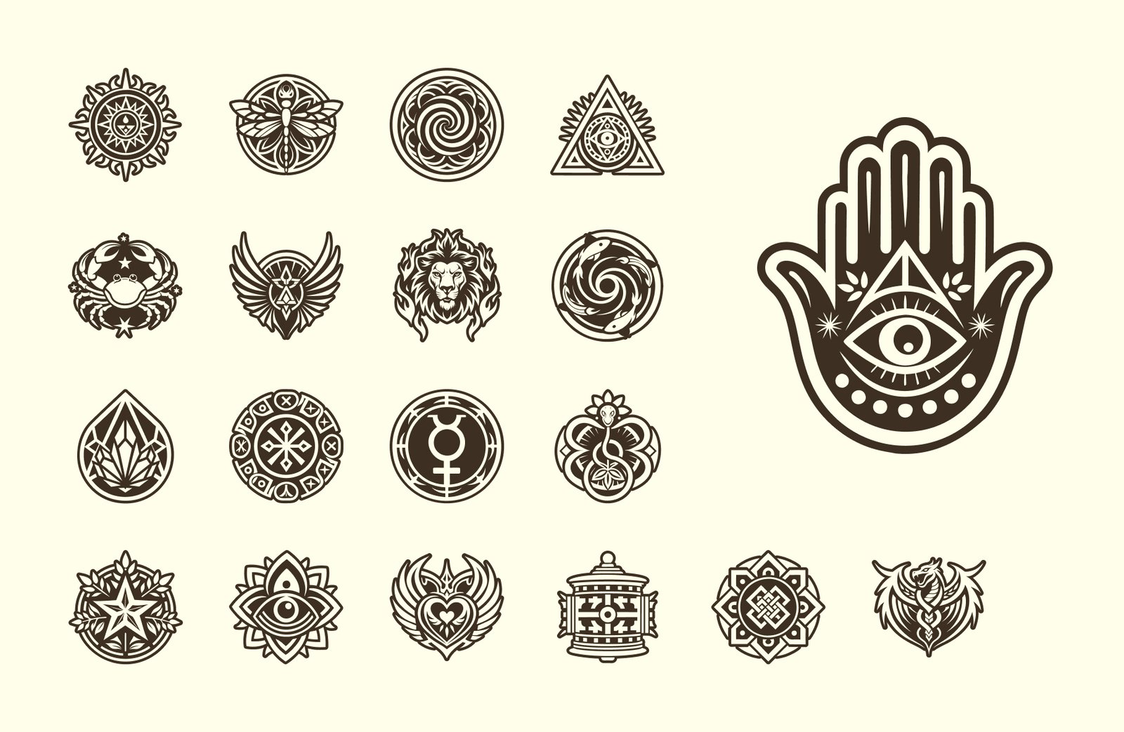 Aesthetic Esoteric Symbols