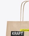 Kraft Paper Bag with Handles Mockup