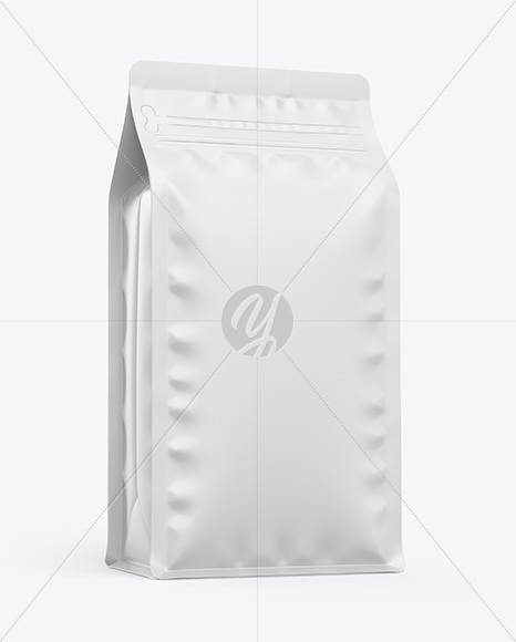 Matte Coffee Bag Mockup