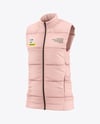 Women's Down Vest Mockup