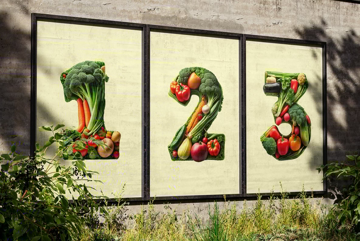 Vegetables Font