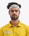Bearded Man Wearing a Tennis Kit Mockup