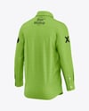 Men's Long Sleeve Shirt Mockup - Half Side View