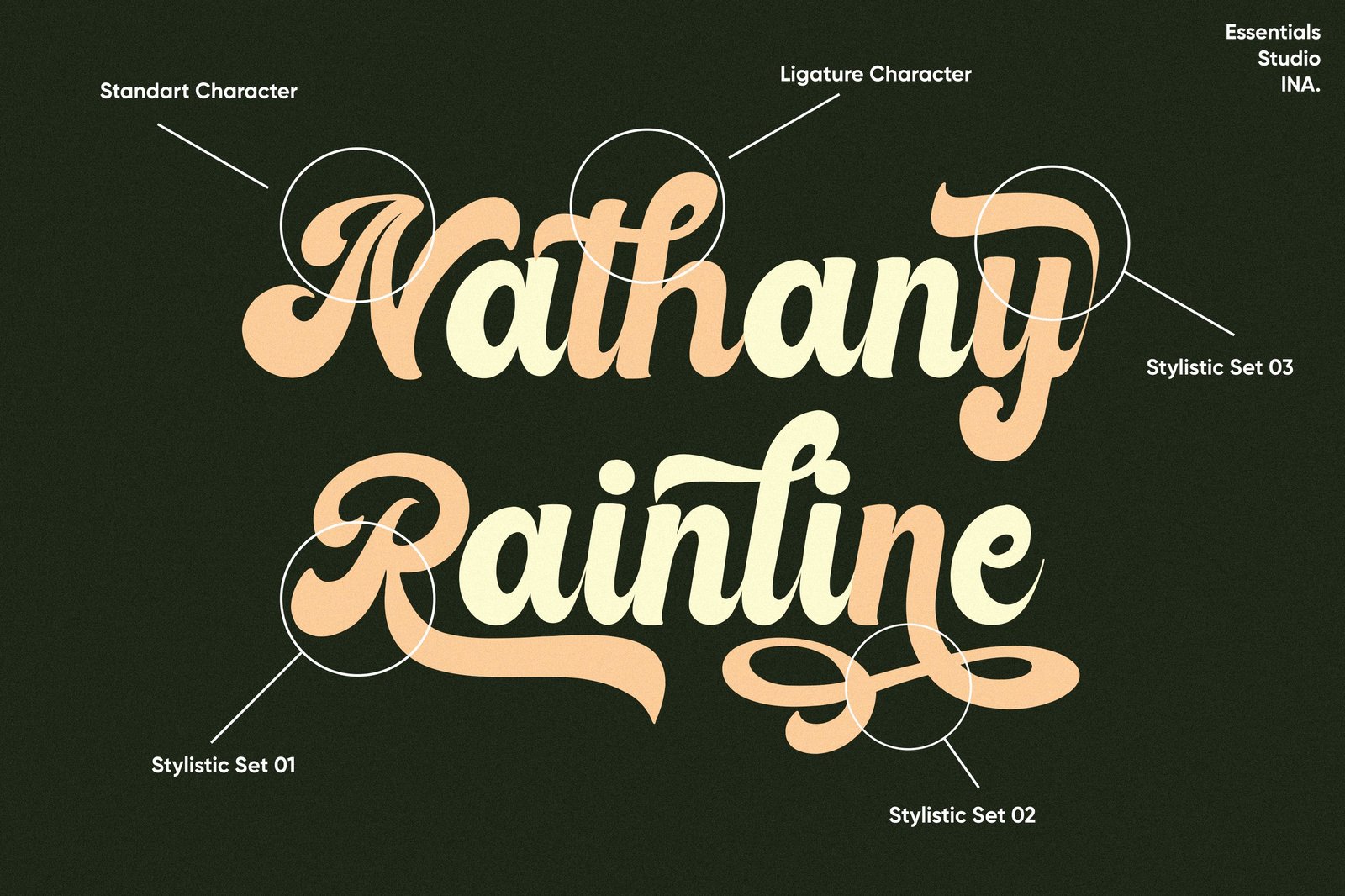 Rateline - Bold Vintage Font