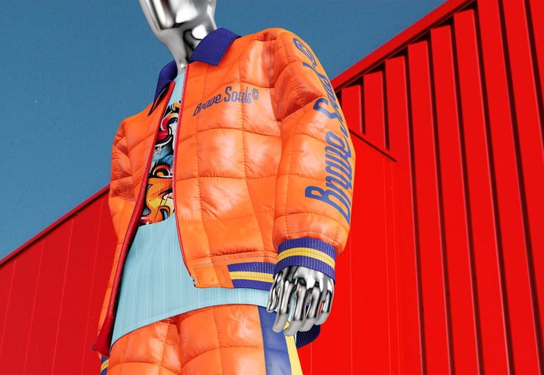 Puffer Jacket, Clothing and Fashion Mockup