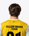 Man Wearing Full Soccer Kit Mockup