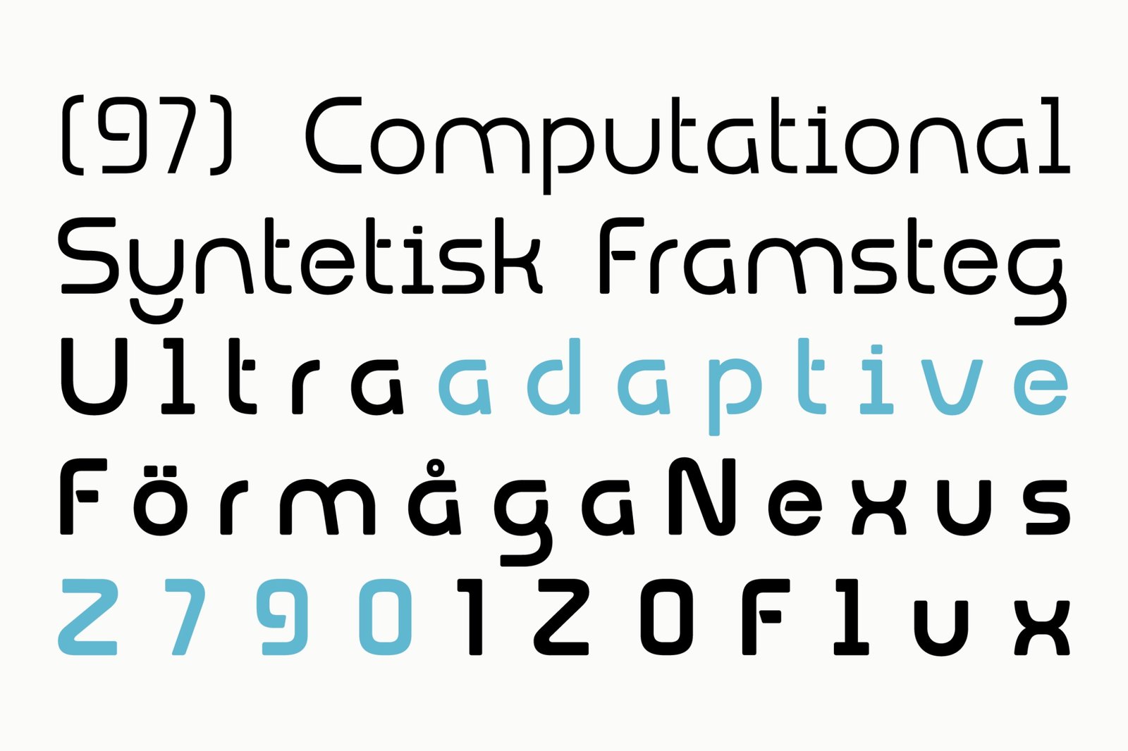 Rickgat - Futuristic Font Family
