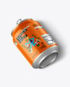 Aluminium Can With Glossy Finish Mockup