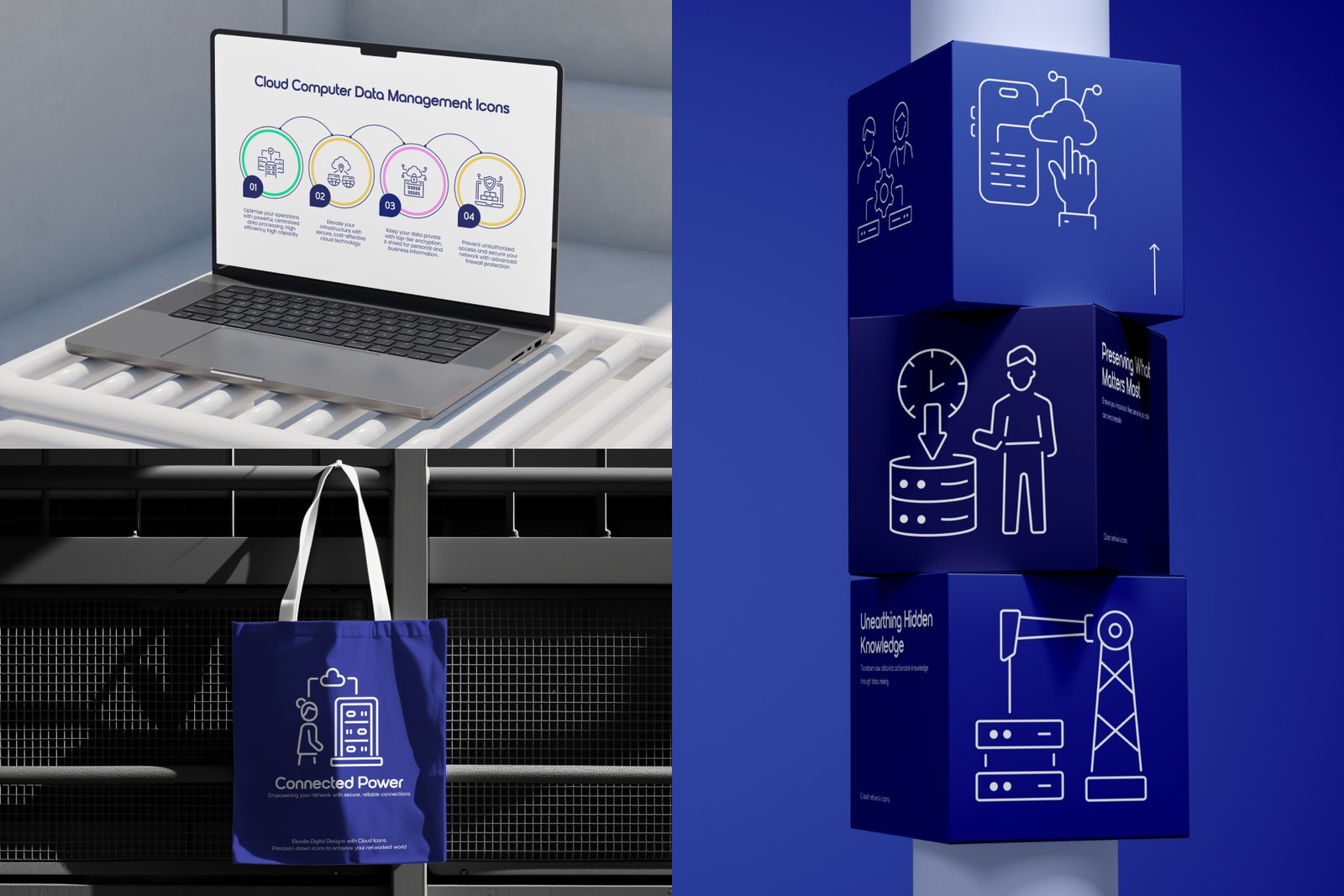 Cloud Network Icons