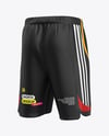 Shorts Mockup – Back Half Side View