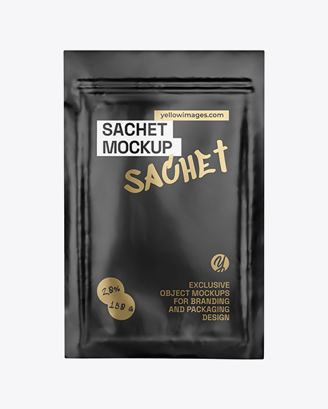 Matte Sachet Mockup