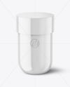 Glossy Cosmetic Jar Mockup