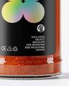 Glass Jar with Taco Seasoning Mockup