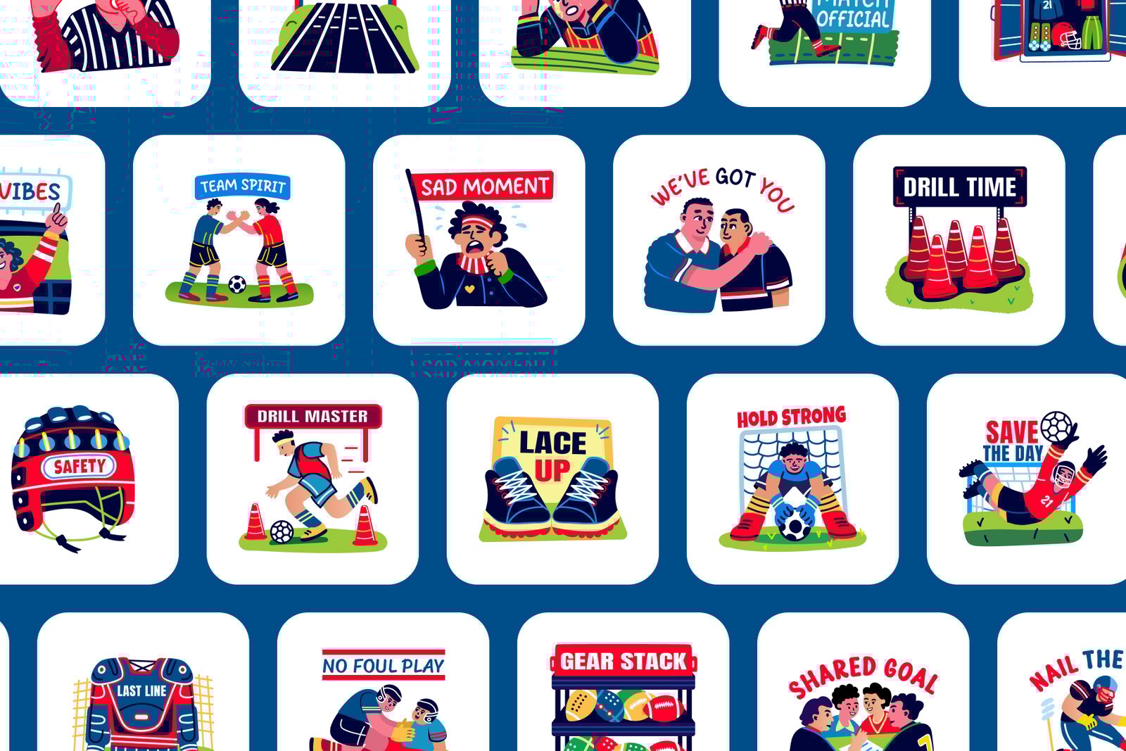 Football and Soccer Stickers