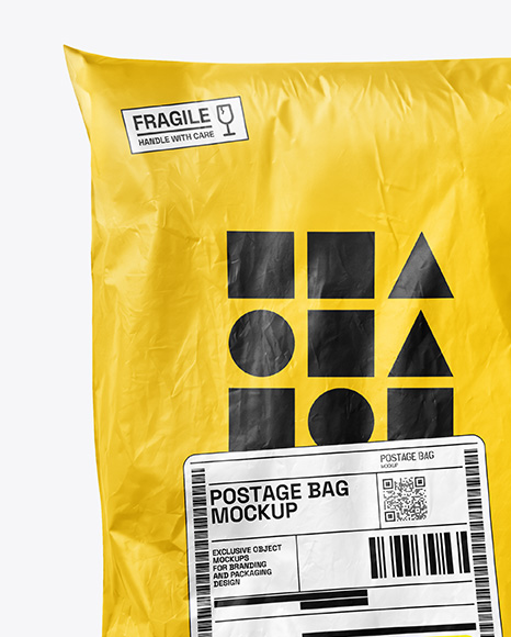 Matte Postage Bag Mockup