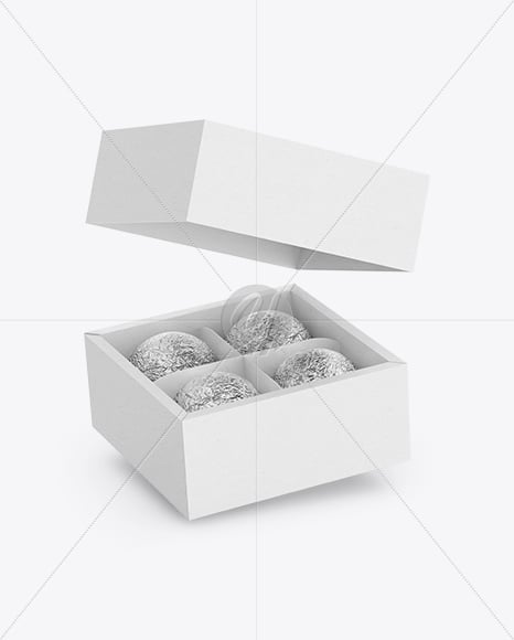 Box with Chocolates Mockup