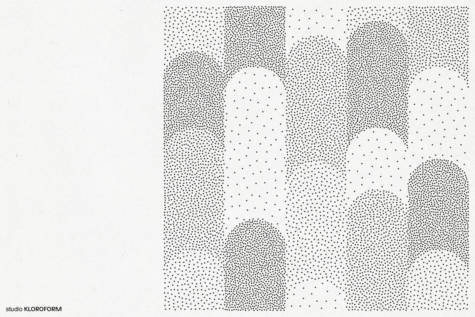 Stipple 1 - 100 dotted objects