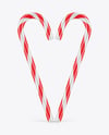 Two Candy Canes Mockup
