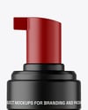 Amber Foam Pump Bottle with Box Mockup