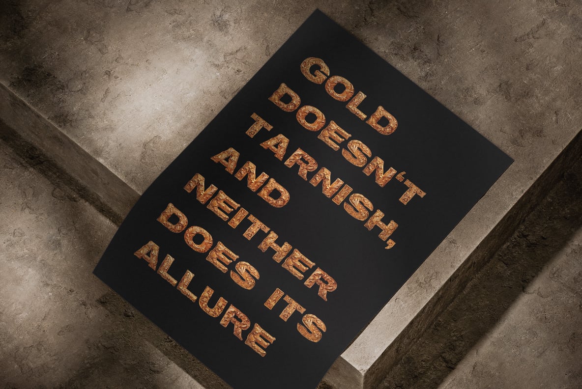Gold Baroque Font