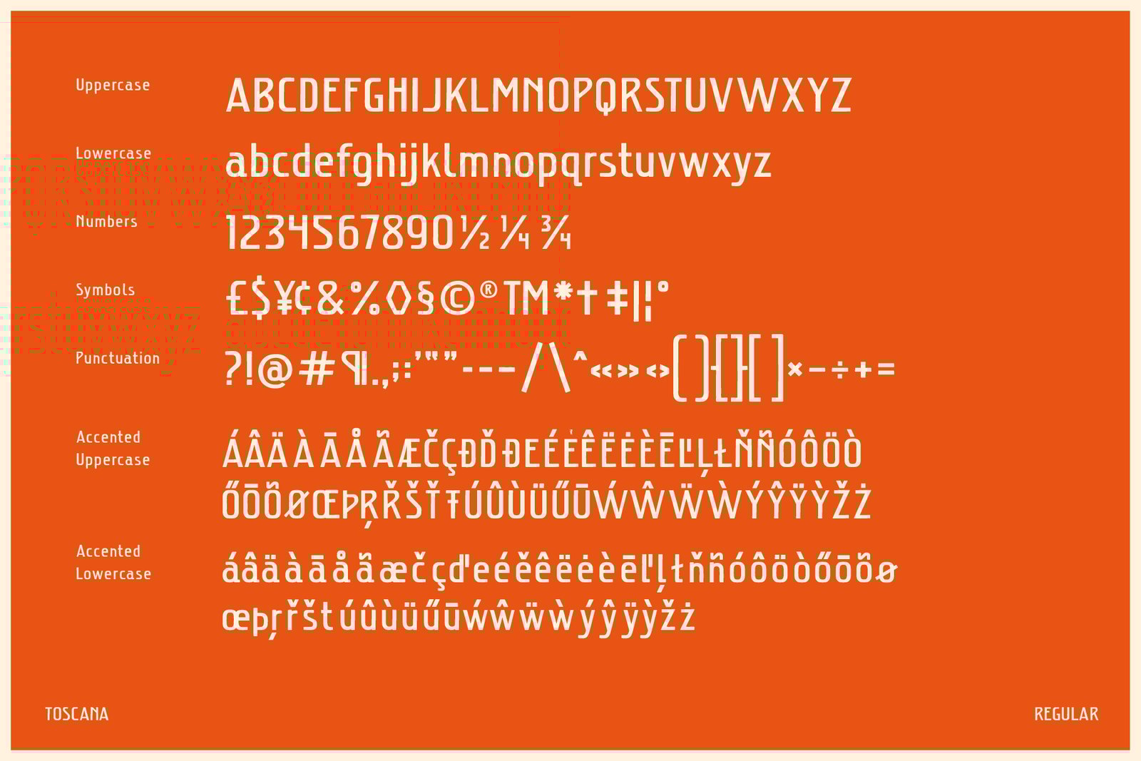Toscana Font Family