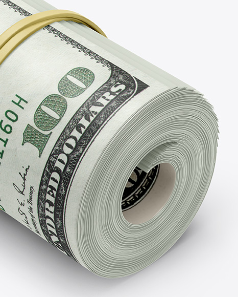Money Roll Mockup