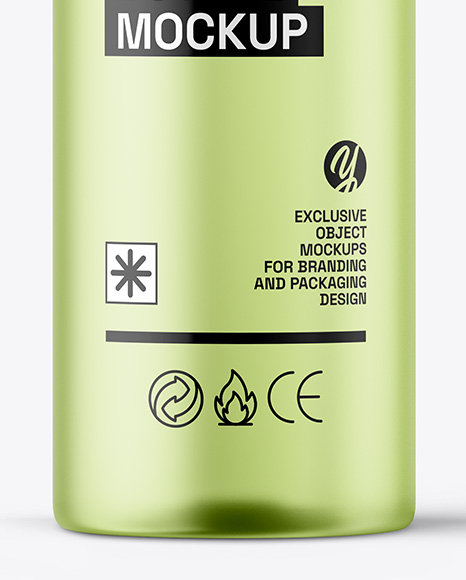 Frosted Cosmetic Bottle Mockup