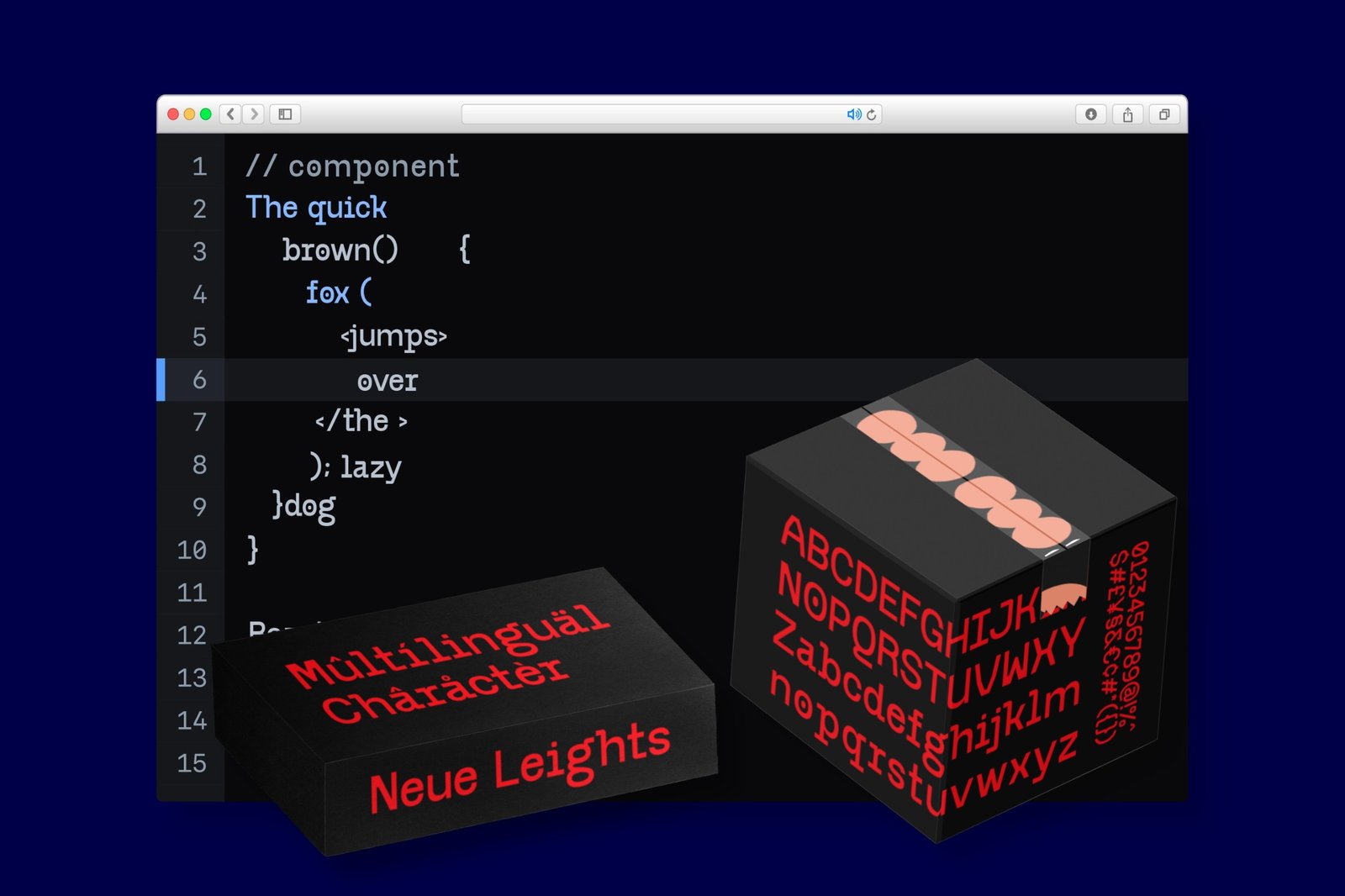 Neue Leights – Bold Monospaced Sans-Serif