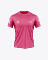 Round Collar Rugby Jersey Mockup - Front View