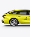 Sportback Car Mockup - Side View