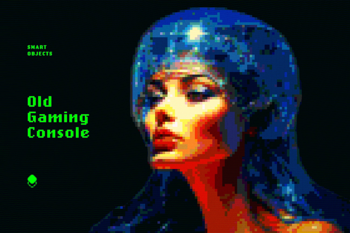 Old Gaming Console Effect