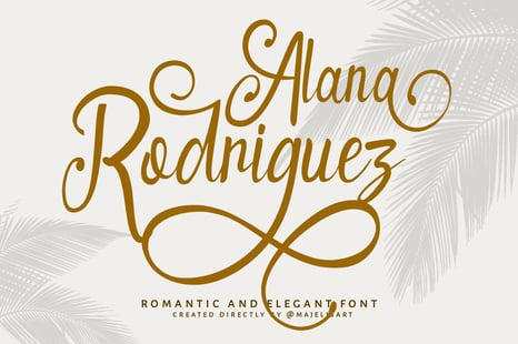 Alana Rodriguez Font - Fonts